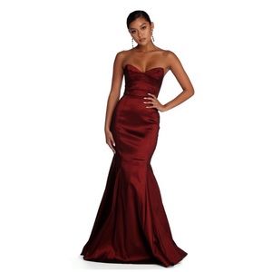 Burgundy Prom Dress